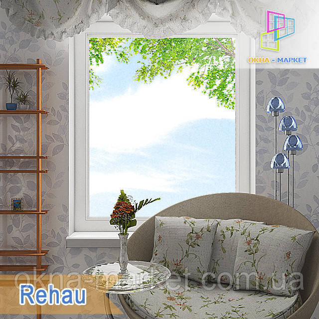 Одностулкові глухі вікна Rehau