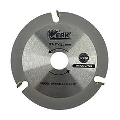 Пиляльний диск для дерева Werk (125*22,2*3Т)