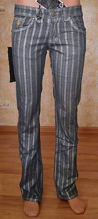 Жіночі джинси в смужку 30, фото 2
