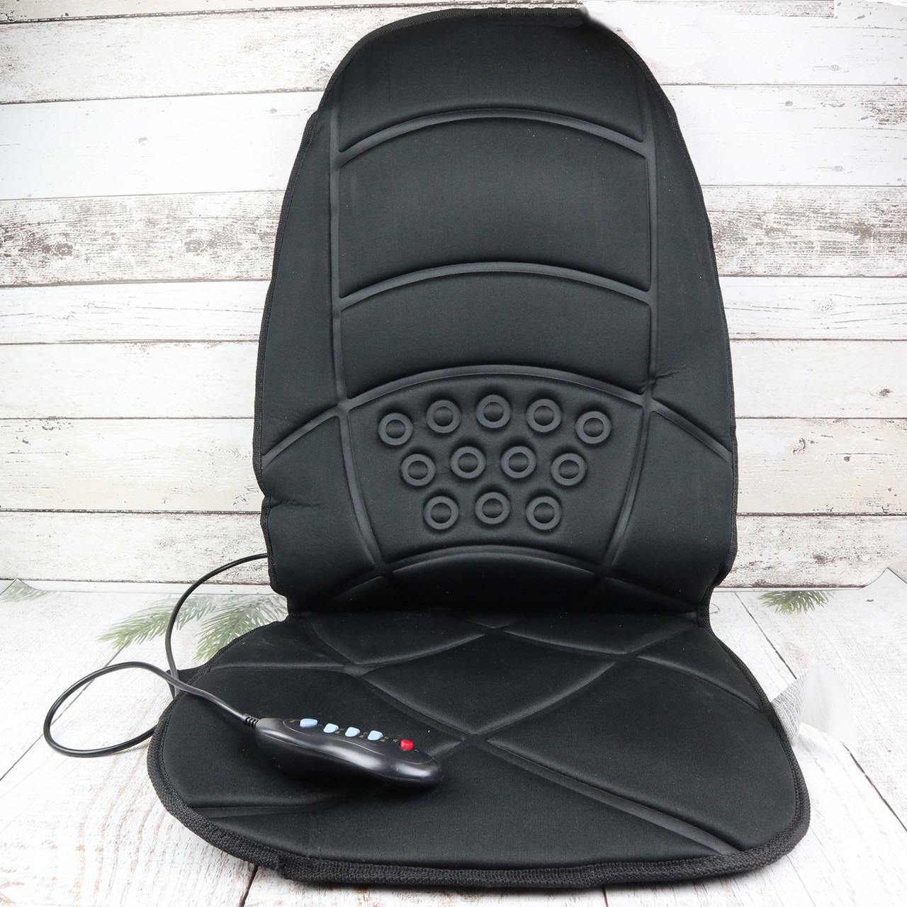 Массажер накидка на сидение Massage seat topper, Массажная электрическая накидка на кресло авто (Живые фото) - фото 1 - id-p1497865656