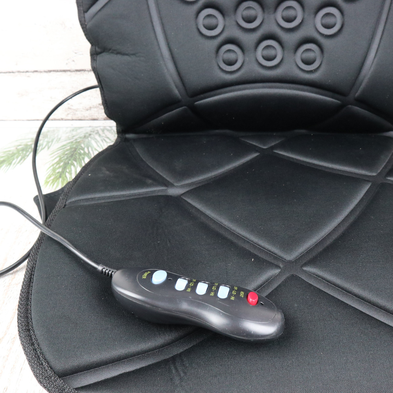 Массажер накидка на сидение Massage seat topper, Массажная электрическая накидка на кресло авто (Живые фото) - фото 3 - id-p1497865656