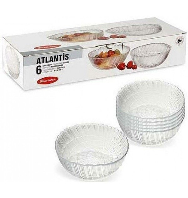 Салатник Pasabahce Atlantis 6 штук d15,6 см скло (10250)