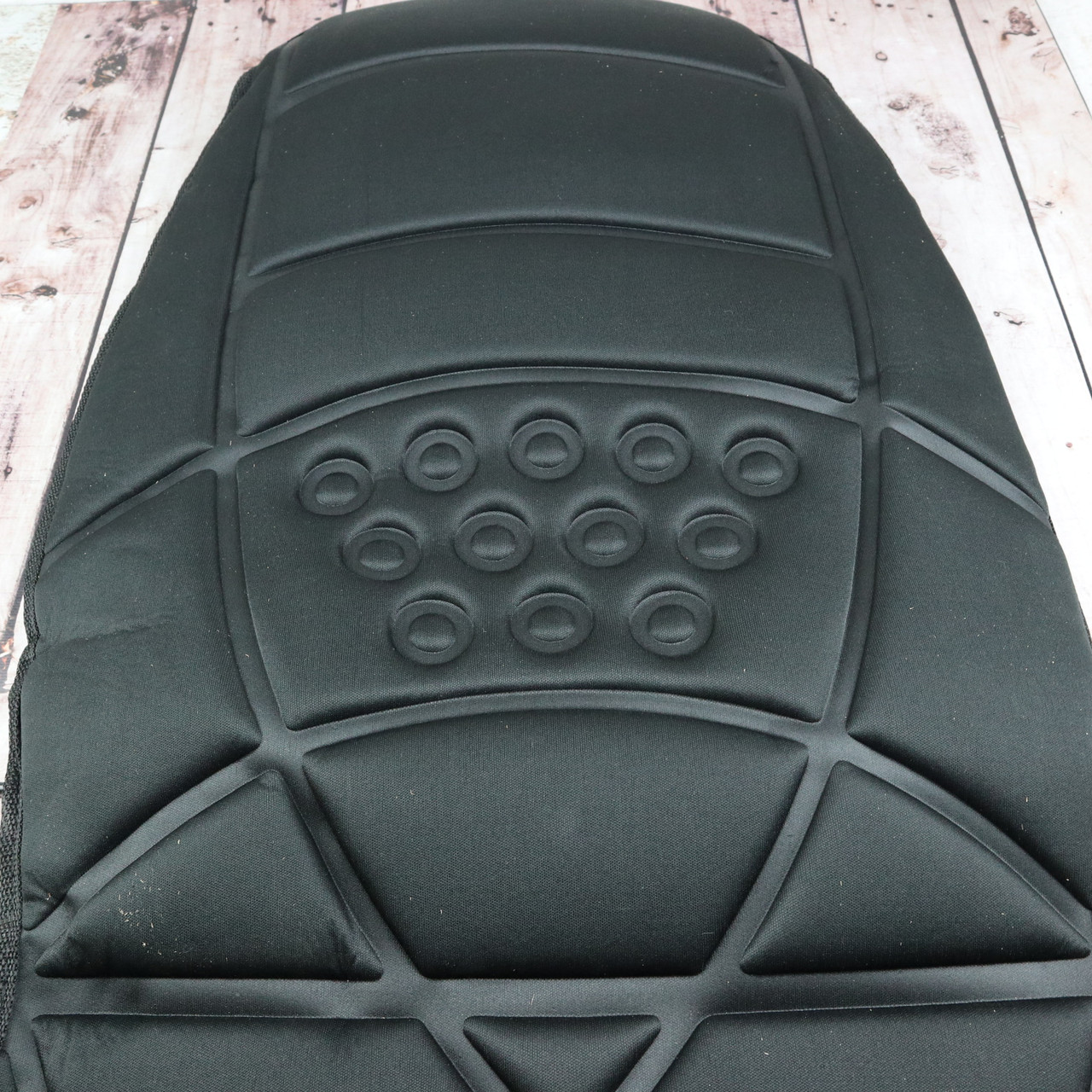 Массажная накидка в авто на кресло автомобиля с подогревом Массажер на сиденье автомобильное стул кровать ФОТО - фото 2 - id-p1497870505