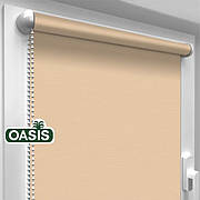 Тканеві ролети Oasis батист – колір персик (ширина 40 см , высота 170 см)
