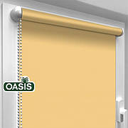 Тканеві ролети Oasis батист – колір золотий пісок (ширина 40 см)