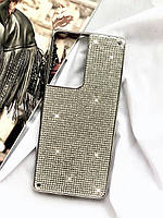Силиконовый чехол с камнями для Samsung Galaxy S21 Ultra (SM-G9980) - Case&Glass