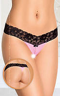 Женские стринги Softline 2409, розовые S/M