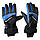 Зимові рукавички з підігрівом лижні uWarm GF0126H на батарейках, розмір L, сині, фото 3