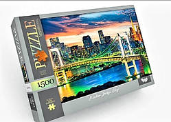 Пазл класичний на 1500 елементів, Danko toys, Rainbow Bridge, Tokyo C1500-04-02