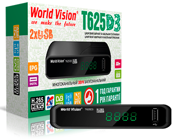 Т2 ресивер World Vision T625D3 Internet + Wi-Fi адаптер 5dBi - фото 5 - id-p1328294289