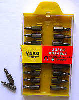 Біта для шуруповерта VEKO PZ1*25MM (20 шт. в упаковці)