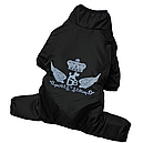 Комбінезон двосторонній 28 см (об'єм до 37см) гірчиця/чорний розм 3 для собак, фото 5