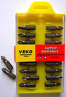 Біта для шуруповерта VEKO PZ2*25MM (20 шт. в упаковці)