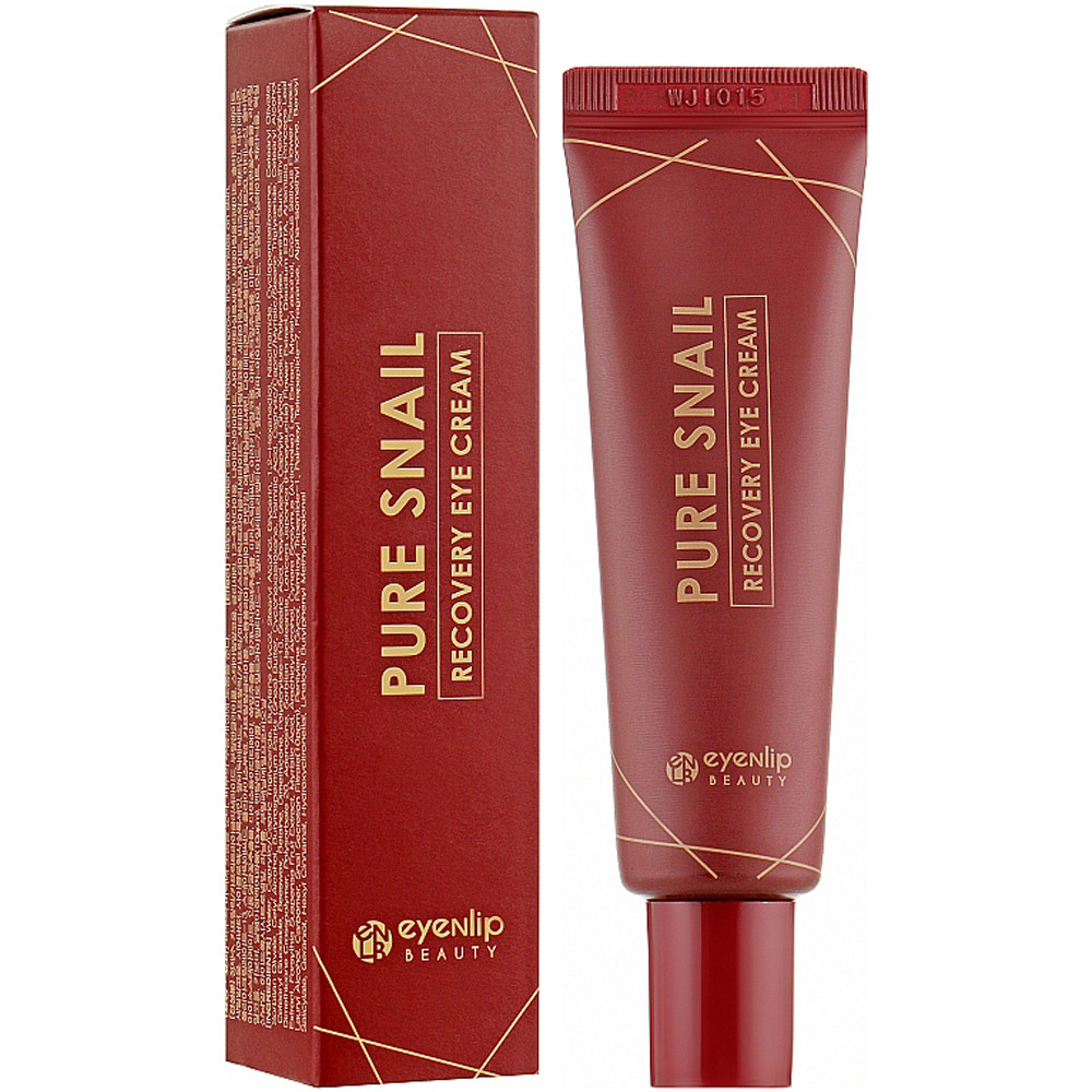 Крем для шкіри навколо очей з муцином равлика Eyenlip Pure Snail Recovery Eye Cream 30 г, фото 1