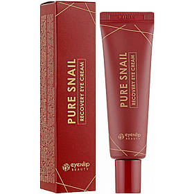 Крем для шкіри навколо очей з муцином равлика Eyenlip Pure Snail Recovery Eye Cream 30 г