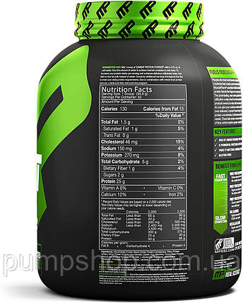 Протеїн багатокомпонентний MusclePharm Combat Protein Powder 1814 г, фото 3