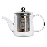 KAMJOVE Скляний чайник Gongfu з фільтром із неіржавкої сталі, фото 2