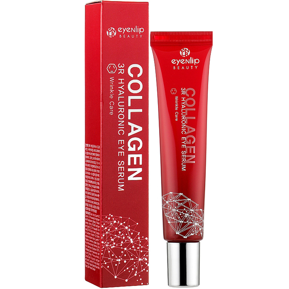 Сироватка для очей з колагеном і гіалуроновою кислотою Eyenlip Collagen 3R Hyaluronic Eye Serum 25 мл, фото 1