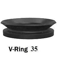 V-подібний сальник "V-RING VA-35" (VA35, VA-35) для пральної машини Ariston, Indesit, Whirlpool