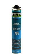 Піна-клей APEN Styrofix 785 для теплоізоляційних плит (проф.), 750 мл (вихід від 14 м2)