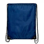 Рюкзак-мішок "Маратон" сумка для спортивної форми взуття на тренування в школу / друк логотипу Кобальт