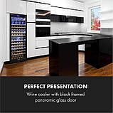 Винний холодильник Vinovilla Onyx Grande Duo Klarstein Німеччина, фото 3