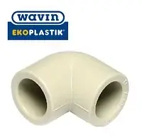 Поліпропіленове Коліно 90° WAVIN EKOPLASTIK PP-R Ø25