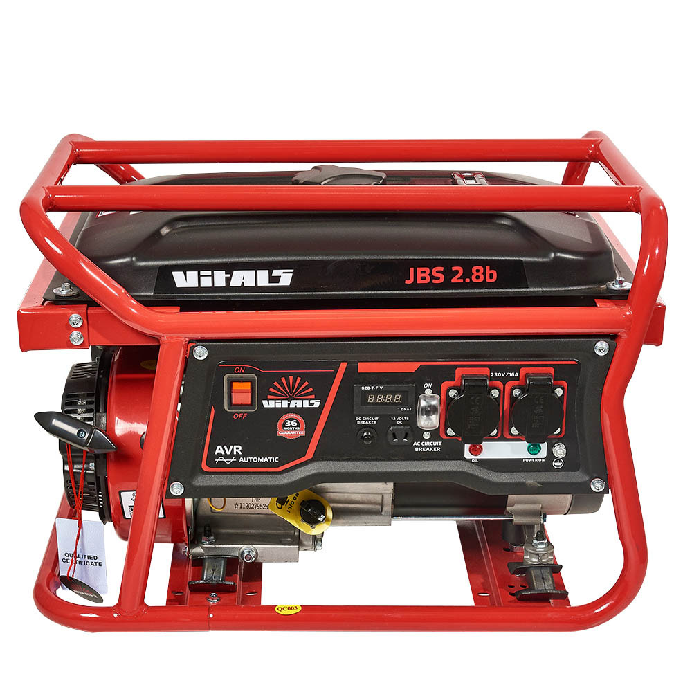 Генератор бензиновий Vitals JBS 2.8b (3 кВт)