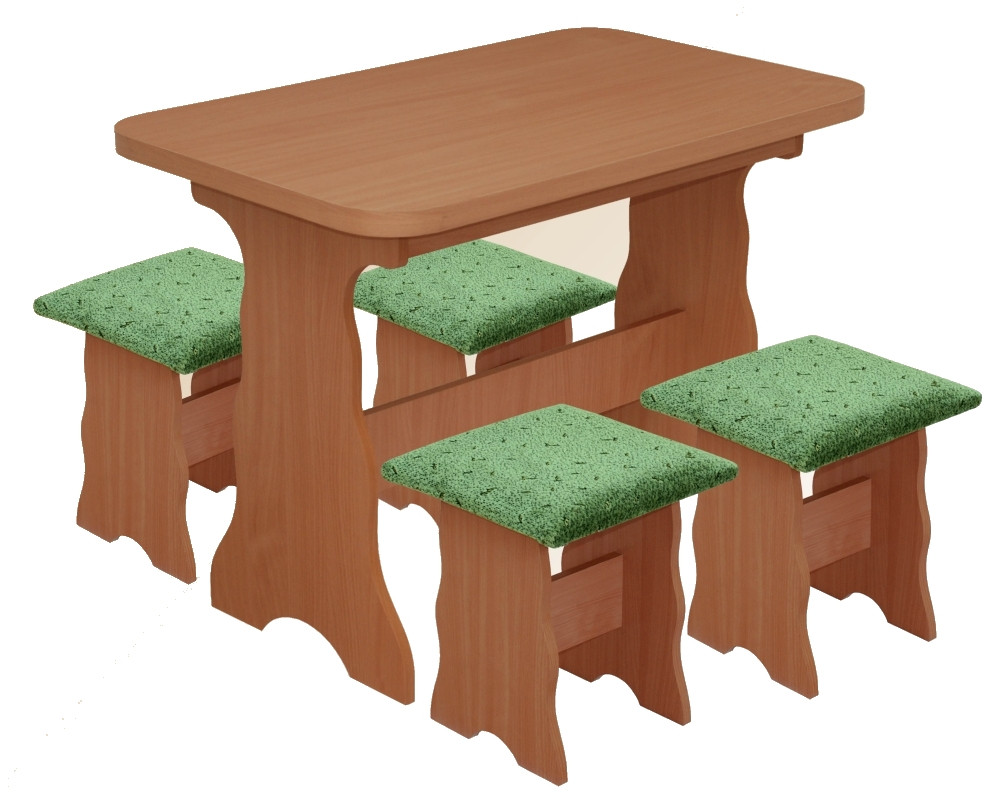 Обідня група Diamond Розкладний кухонний стіл Табуретки кухонні Обідня група для кухні