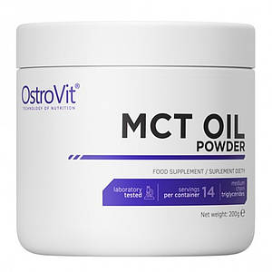 МСТ OstroVit MCT Oil Powder 200 g, Олія із середньоланцюжковими тригліцеридами