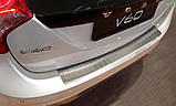 Захисна накладка на задній бампер для Volvo V60 / V60 Cross Country 11.2010-6.2018 /нерж.сталь/, фото 2