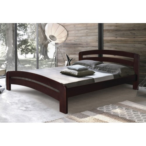 Дерев'яне двоспальне ліжко Stemma Ліра 160х200 м Стильне дерев'яне ліжко