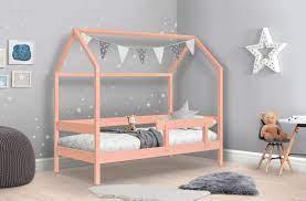 Дерев'яне дитяче ліжко Stemma Сканді Ліжко-будиночок для малюків Стильне ліжко-будиночок