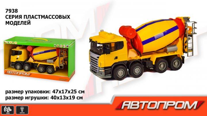 Авто Автопром 1/12 Бетонозмішувач світло і звук