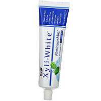 Зубная паста Now Xyli White Toothpaste Gel with Baking Soda 181 г Мята