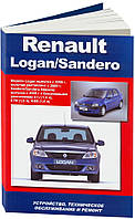 Книга Renault Logan, Sandero, Stepway з 2004 Керівництво з діагностики та ремонту