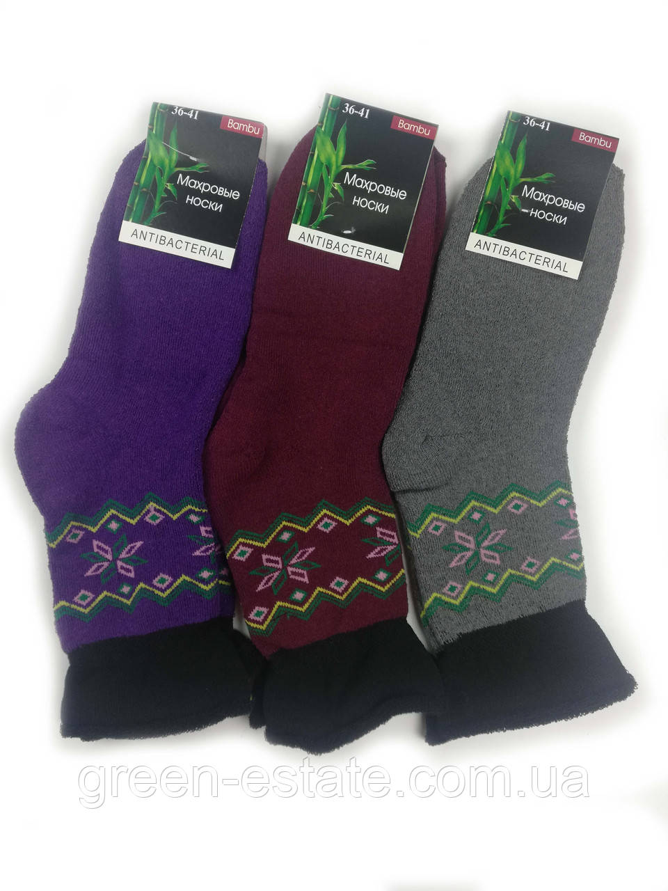 Шкарпетки жіночі махрові Bambu (36-41)