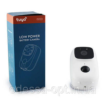 Камера Smart wifi додаток Tuya працює від 2x18650, фото 2
