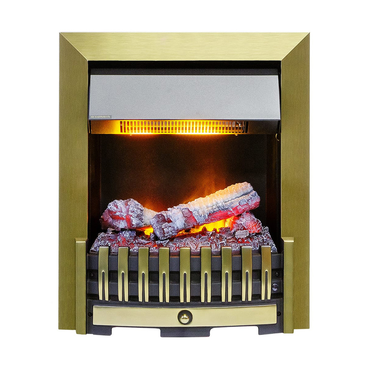 Електрокамін Dimplex Danville Antique Brass з 3D ефектом полум'я Opti-Myst з парогенератором
