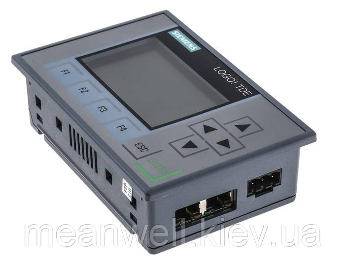 6ED1055-4MH08-0BA1 Siemens LOGO! TD, текстова панель, 6-рядкова, 3 кольори підсвічування, 2 порти Ethernet, LOGO! 8