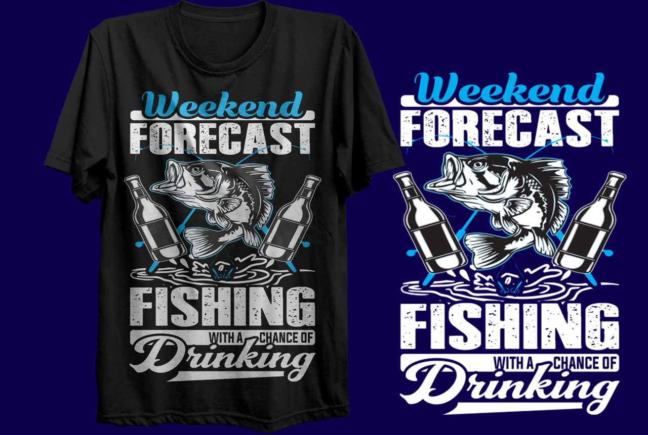 Футболка YOUstyle Fishing 0784 XL Black