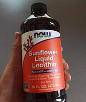 Жидкий лецитин Now Foods Sunflower Liquid Lecithin 473 мл