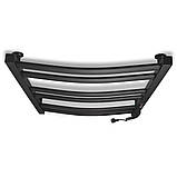 Чорна дизайнерська рушникосушка Flyme Black EF 700R (терморегулятор + таймер), права, фото 3