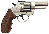 Револьвер флобера ZBROIA PROFI-3" (сатин / дерево) + 25 патронів у подарунок, фото 2