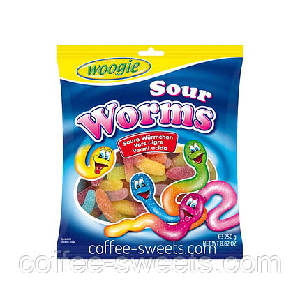 Желейні цукерки Worms Woogie 250гр, фото 2