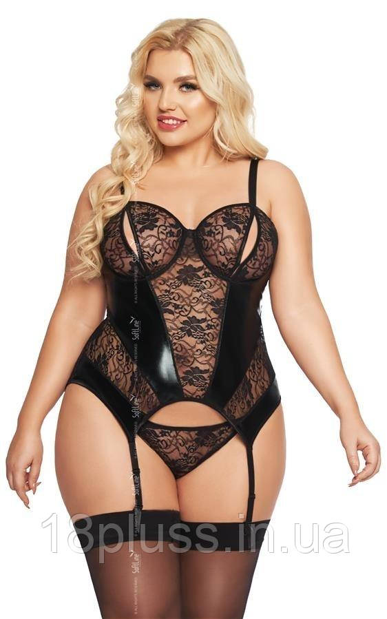 Корсет Softline 1897 Jessica, чорний XL