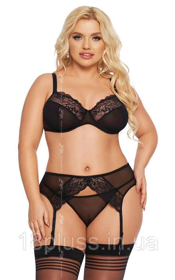 Комплект білизни Softline 1903 Marella, чорний 2XL