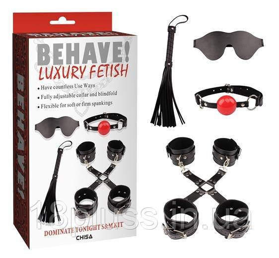 БДСМ набір - Behave! Dominate Tonight S & M Kit