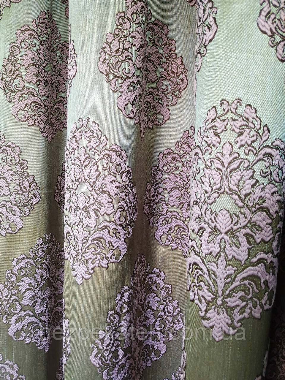 Штори з вензелем. Коричневі штори. Рожеві штори. Штори в зал. Штори в спальню. Турецькі штори, фото 1