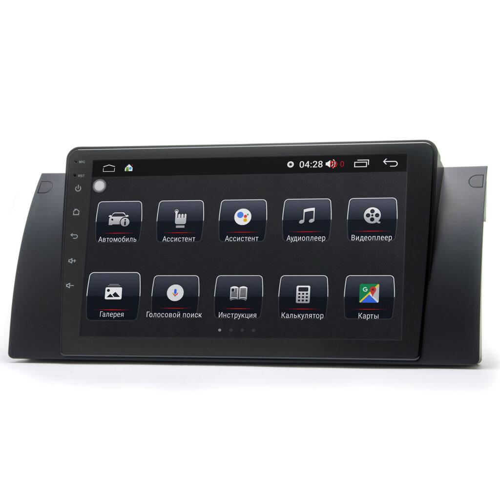 Штатна автомагнітола Prime-X 22-041/9M, 4+64, 4G для BMW 5-Series (E39) 1995-2003; X5 (E53) 1999-2006